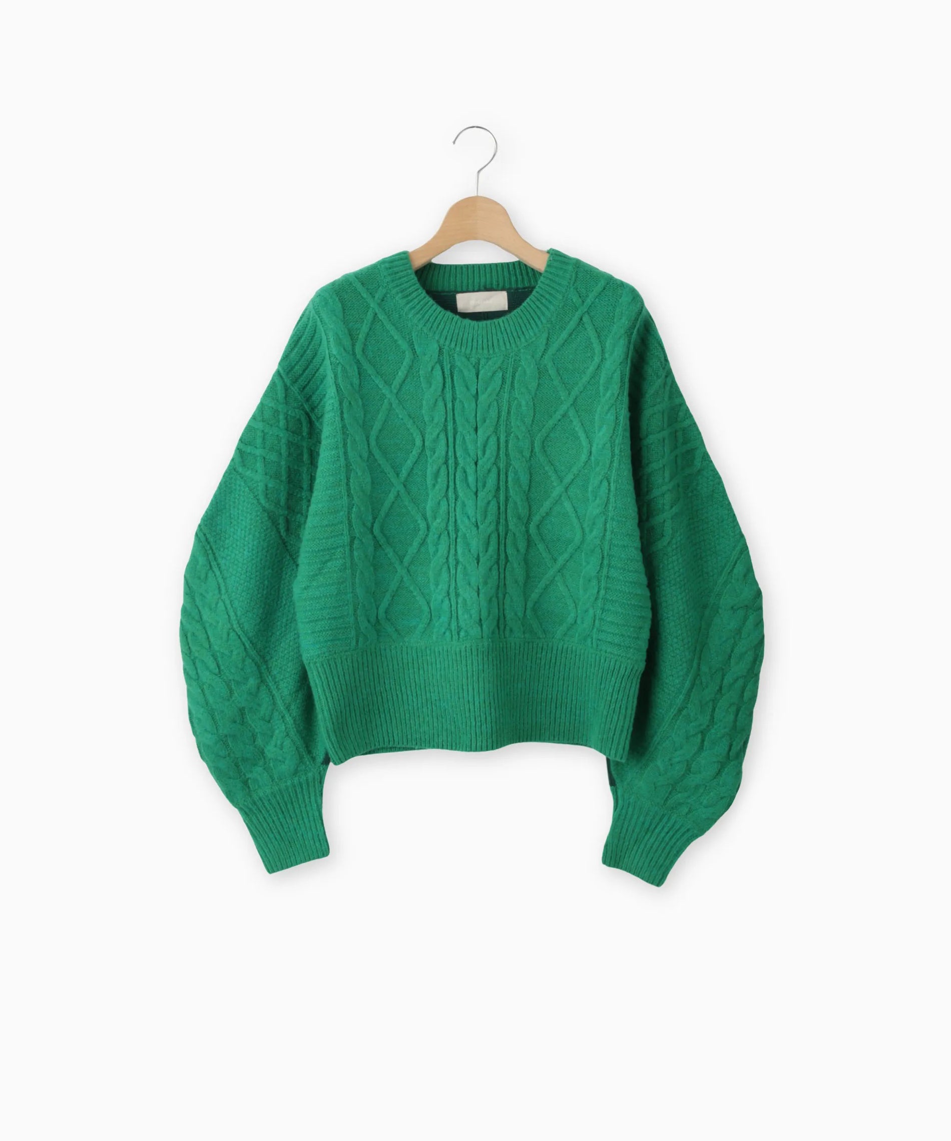 ケーブル畦配色ニット – FACE SANS FARD