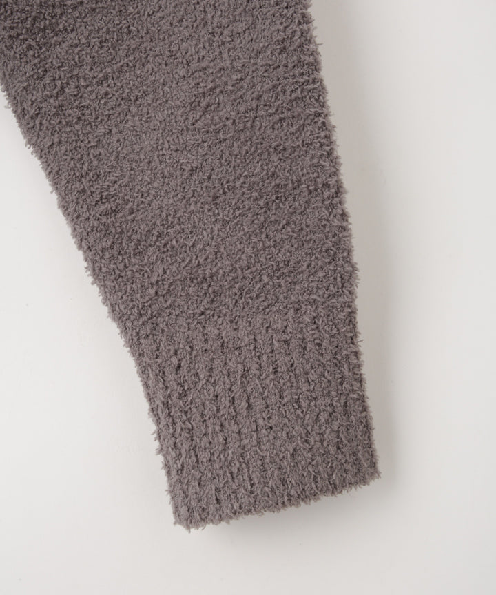 MYNKロゴVネックニット