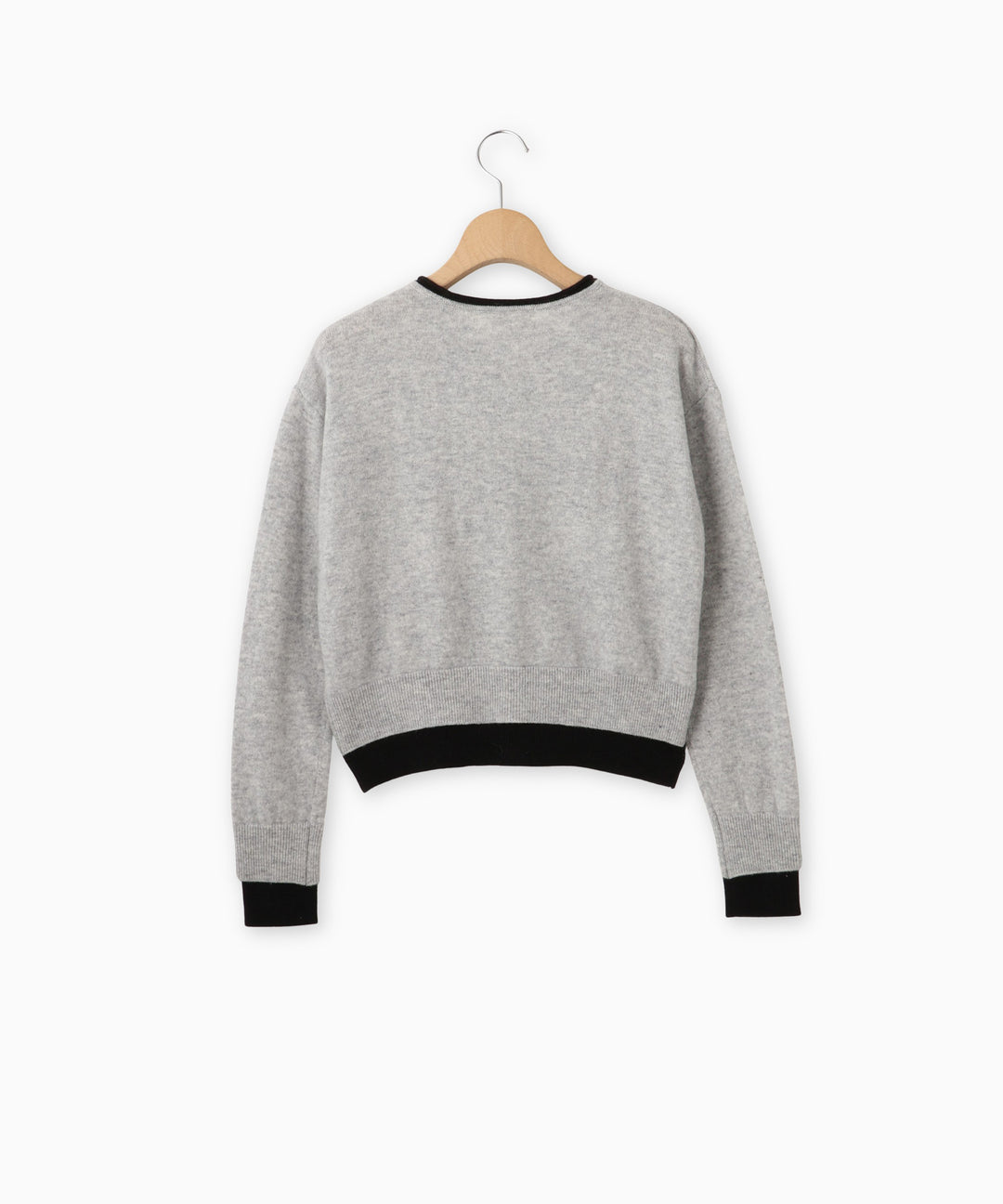 カーディガンレイヤードニット