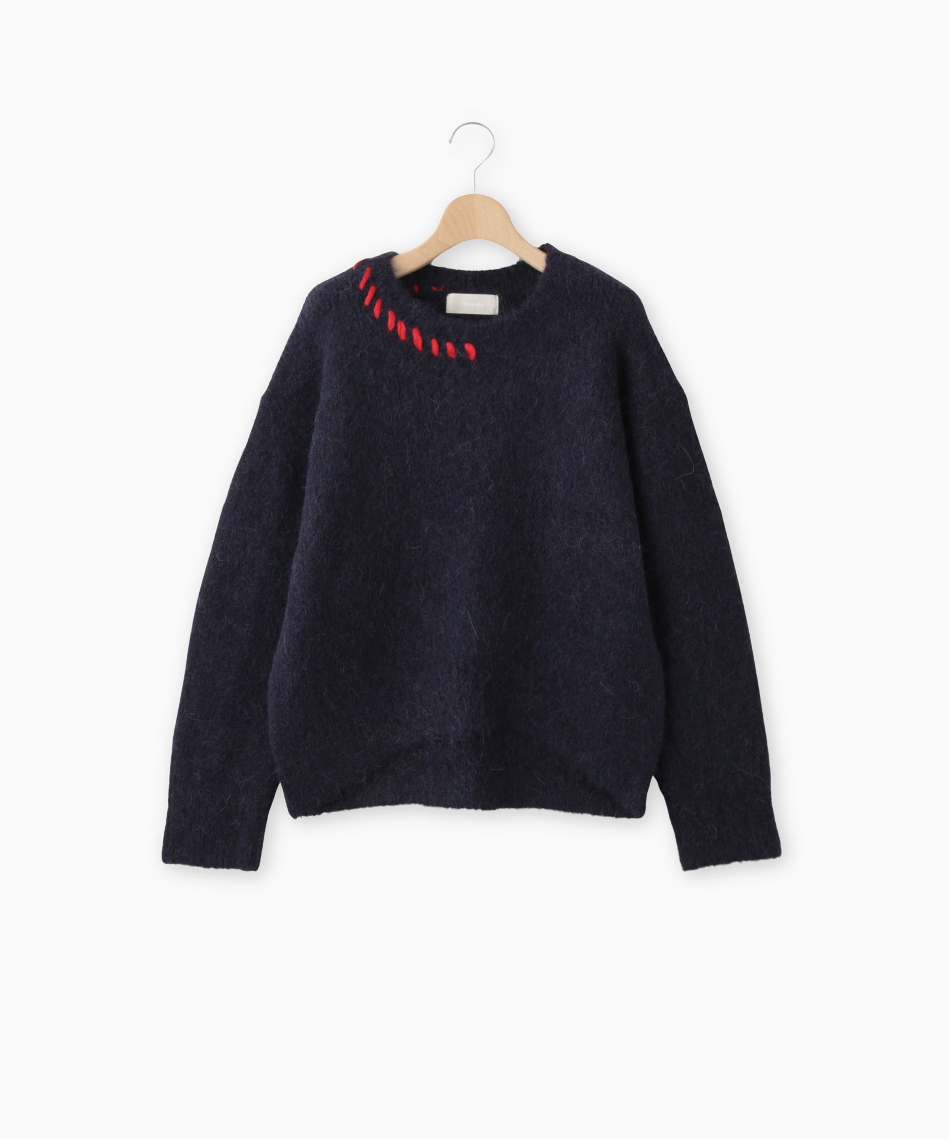 アルパカ混ハンドステッチニット – FACE SANS FARD