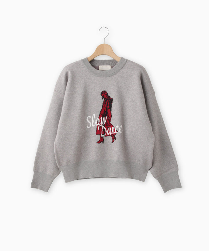 Mylanka柄ジャガードニット