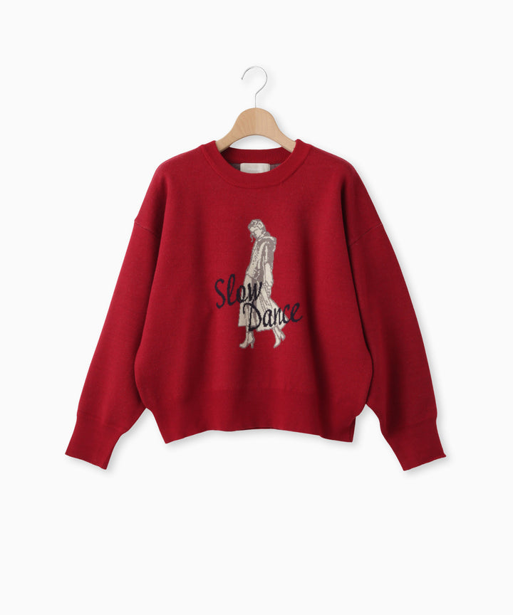 Mylanka柄ジャガードニット