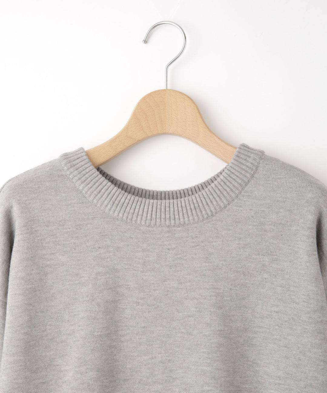 2WAYバックロゴハイゲージニット