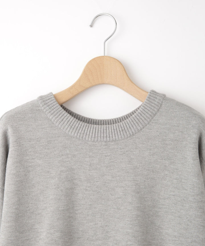 2WAYバックロゴハイゲージニット