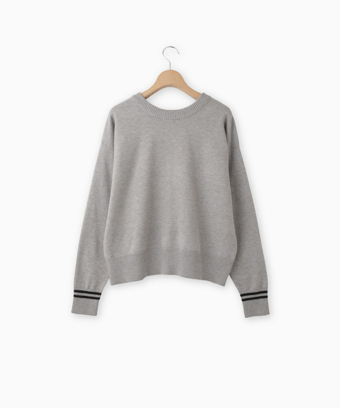 2WAYバックロゴハイゲージニット