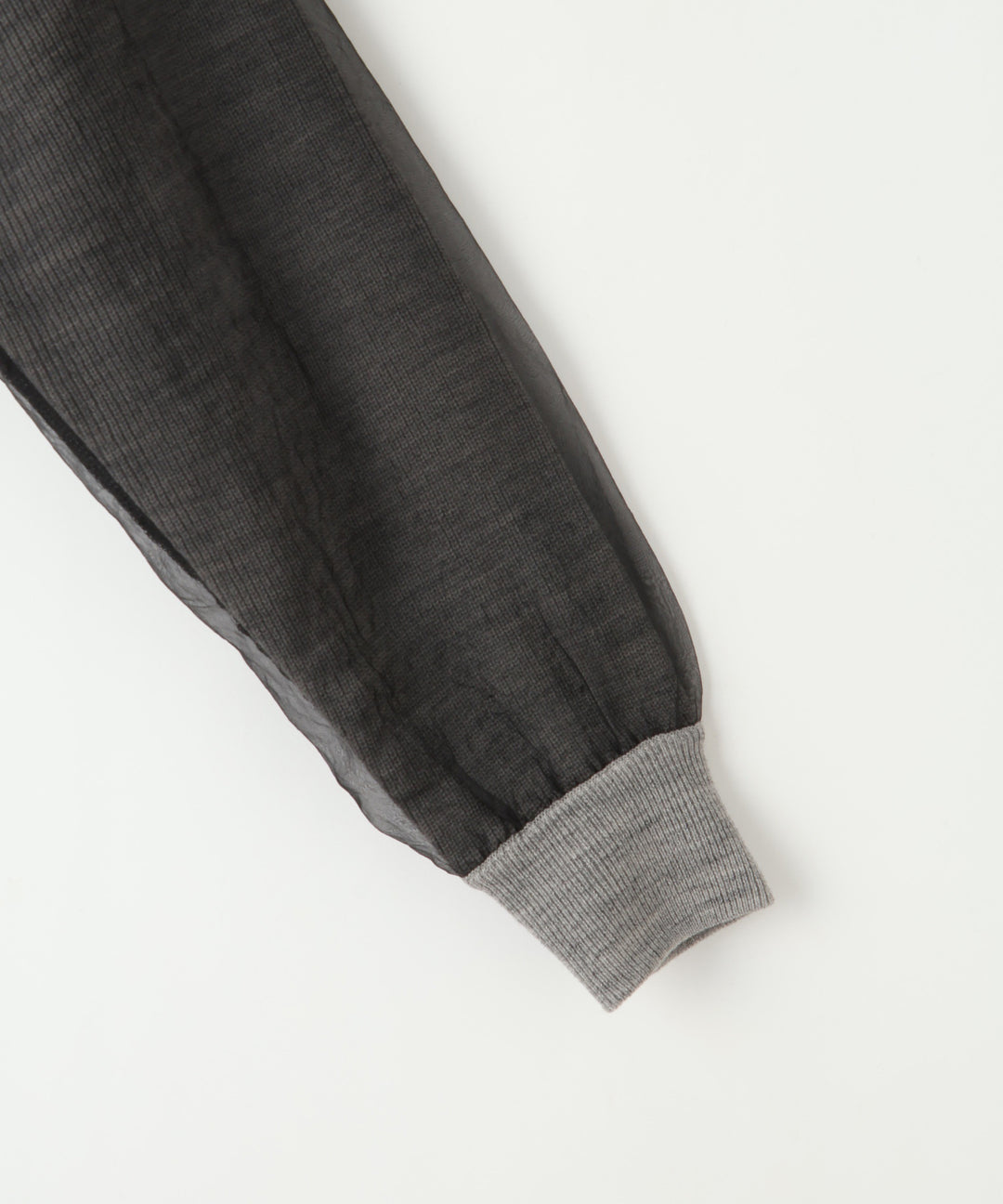 ジップデザインニットトップス