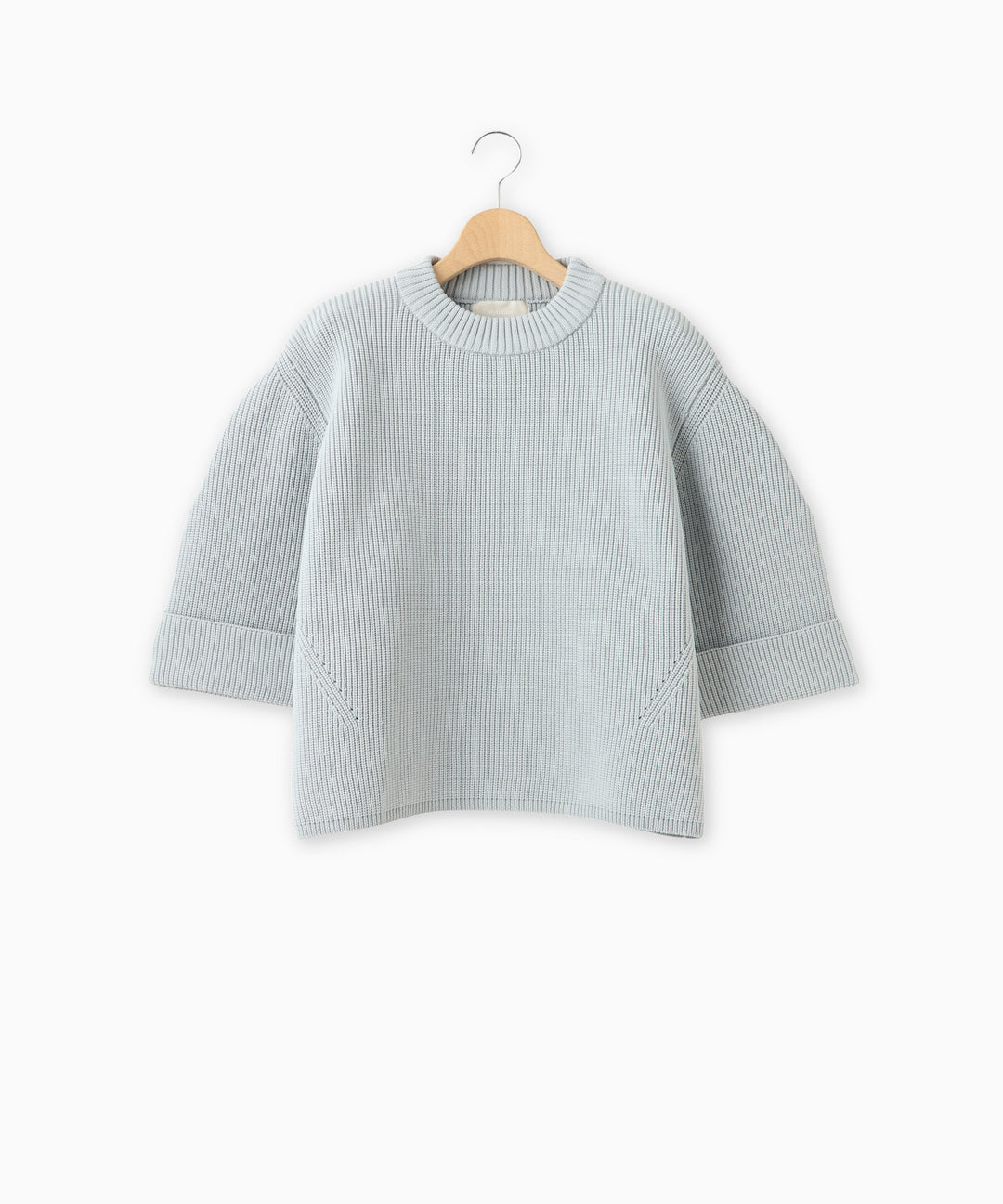 ハーフスリーブニットトップス