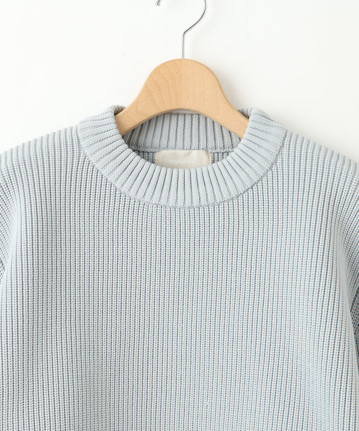 ハーフスリーブニットトップス