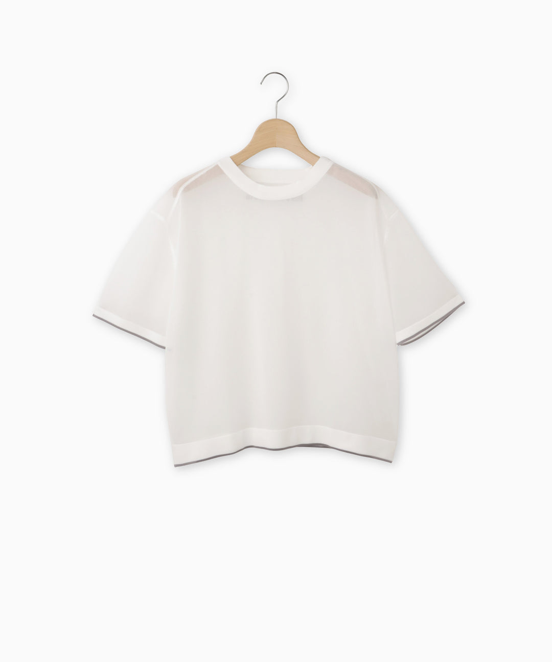 チェーンステッチニットTシャツ