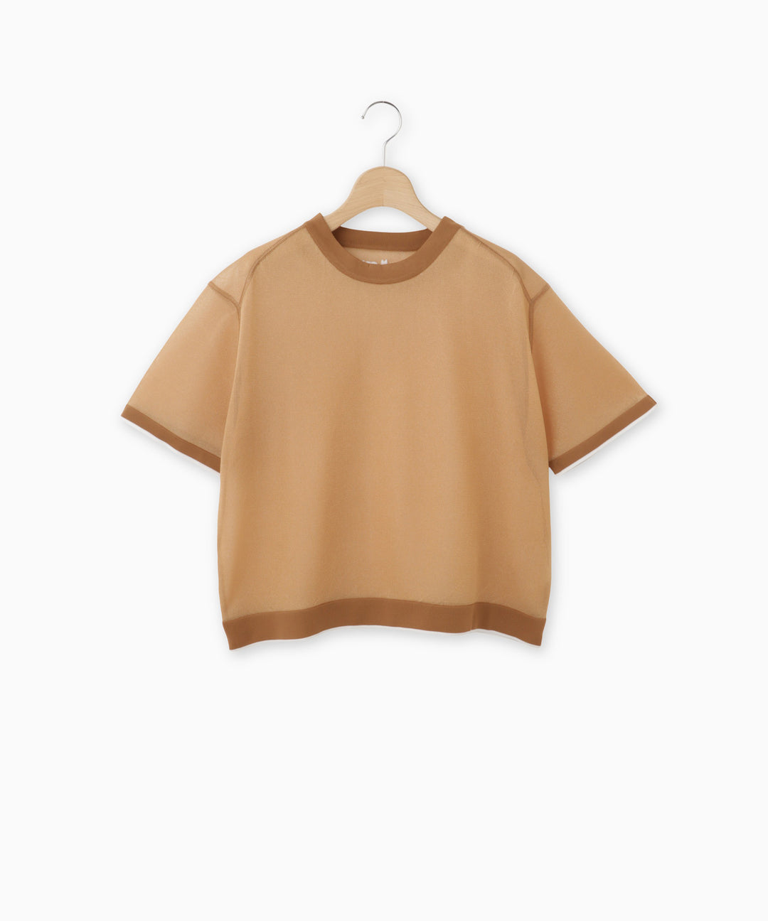 チェーンステッチニットTシャツ
