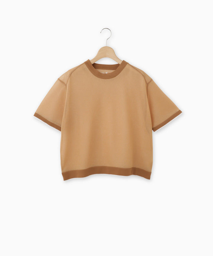 チェーンステッチニットTシャツ