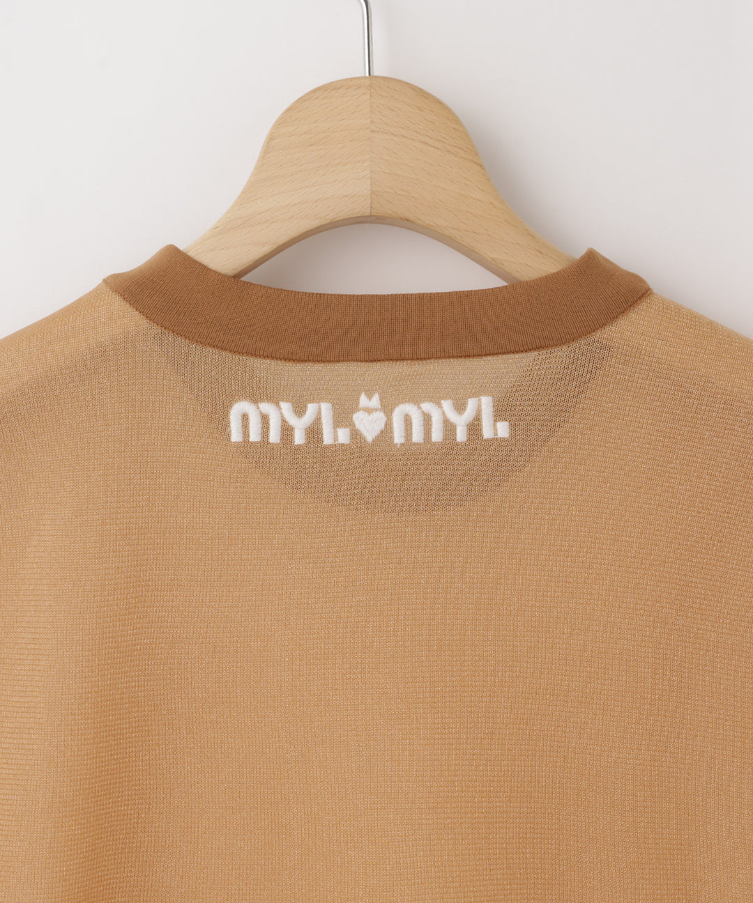 チェーンステッチニットTシャツ
