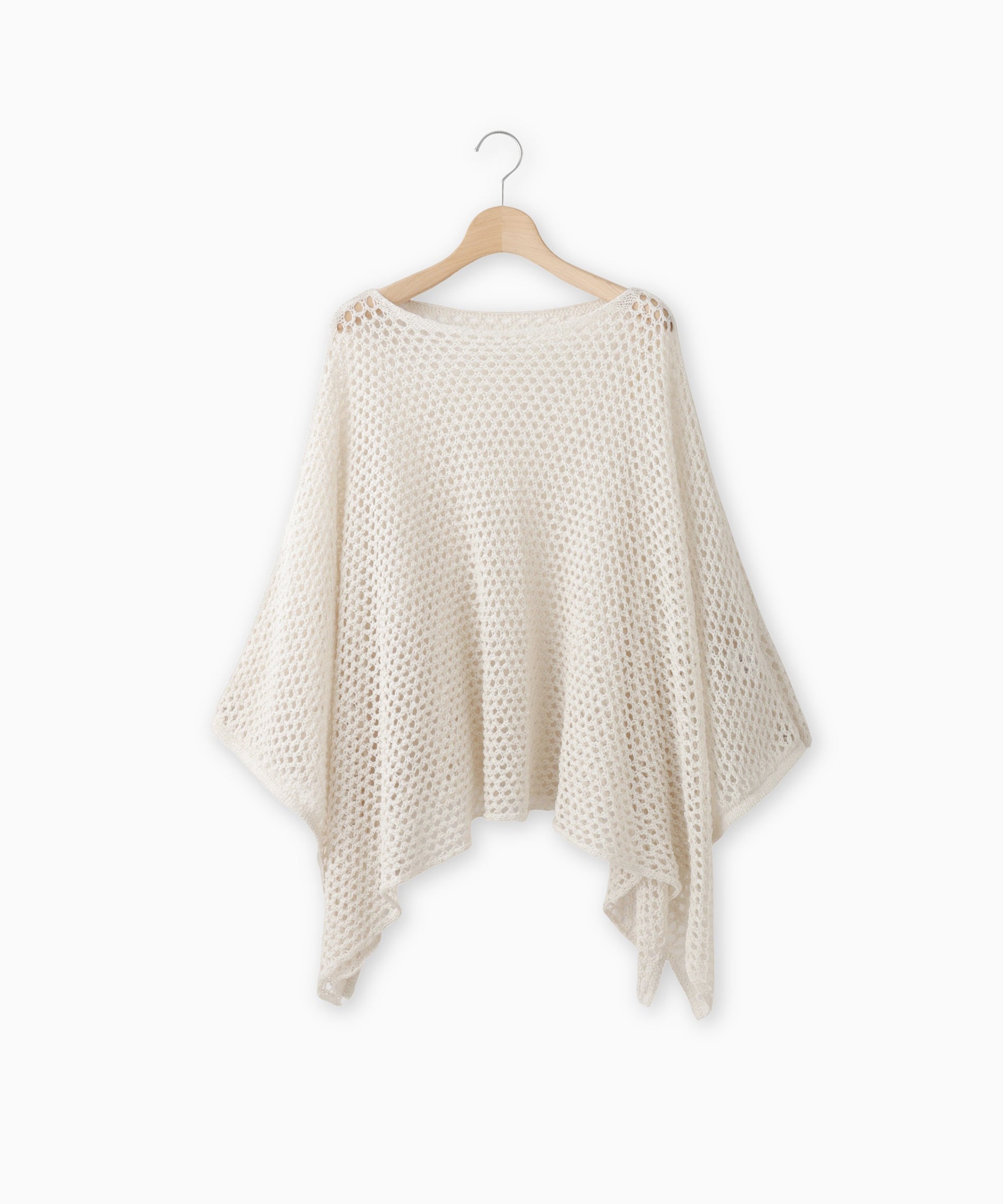 ポンチョ型メッシュニット – FACE SANS FARD