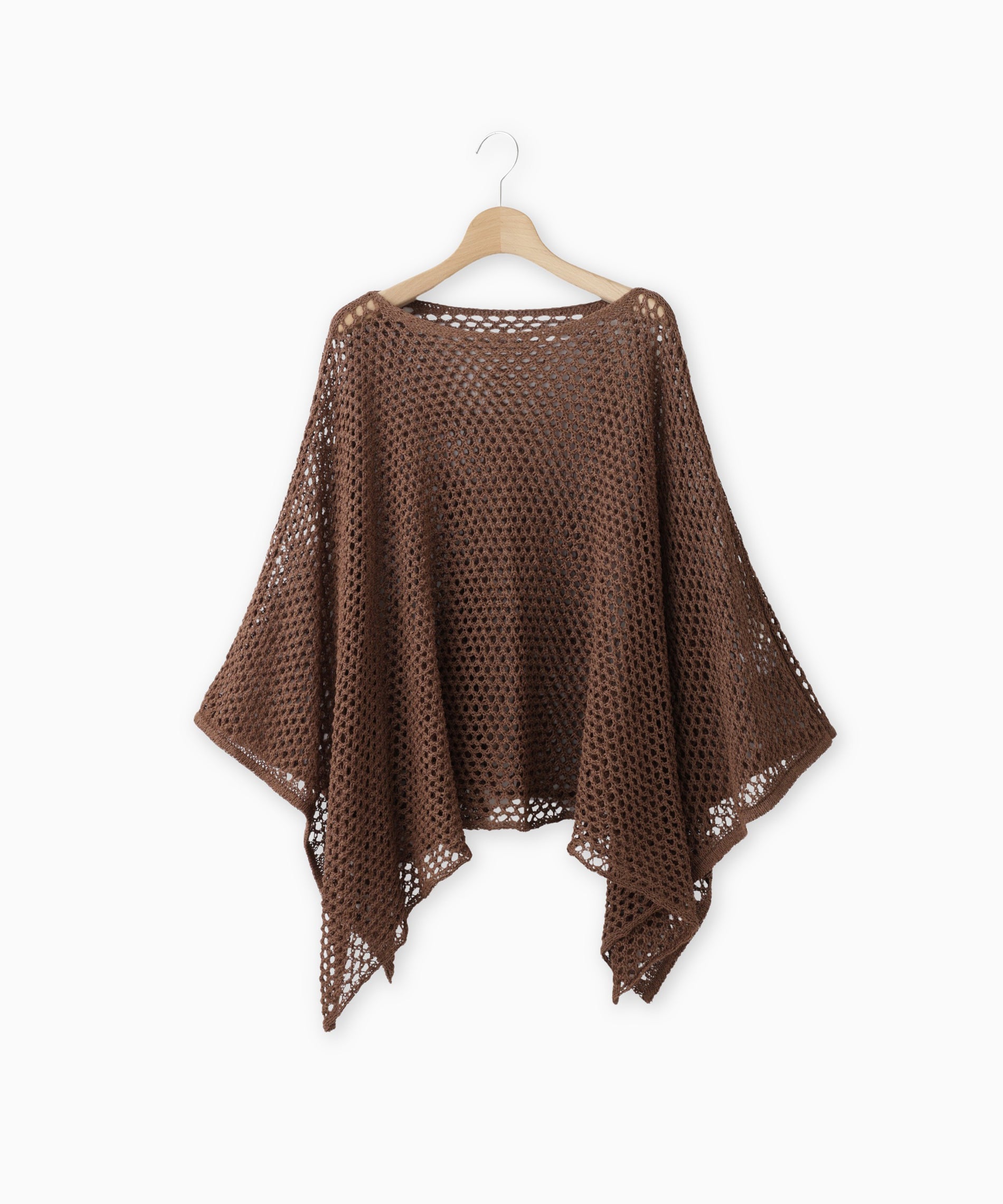 ポンチョ型メッシュニット – FACE SANS FARD