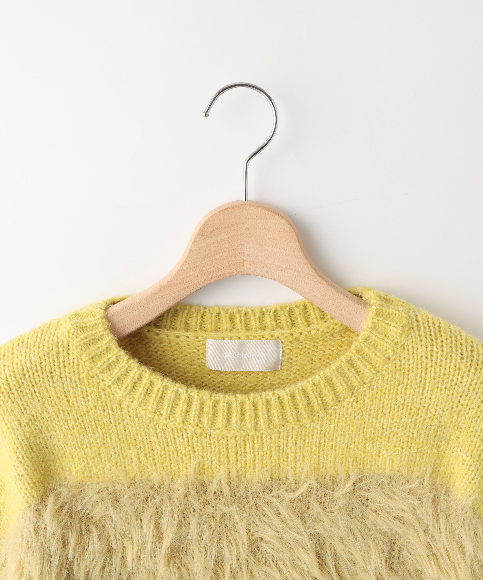 フェザーヤーンボーダーニット – FACE SANS FARD