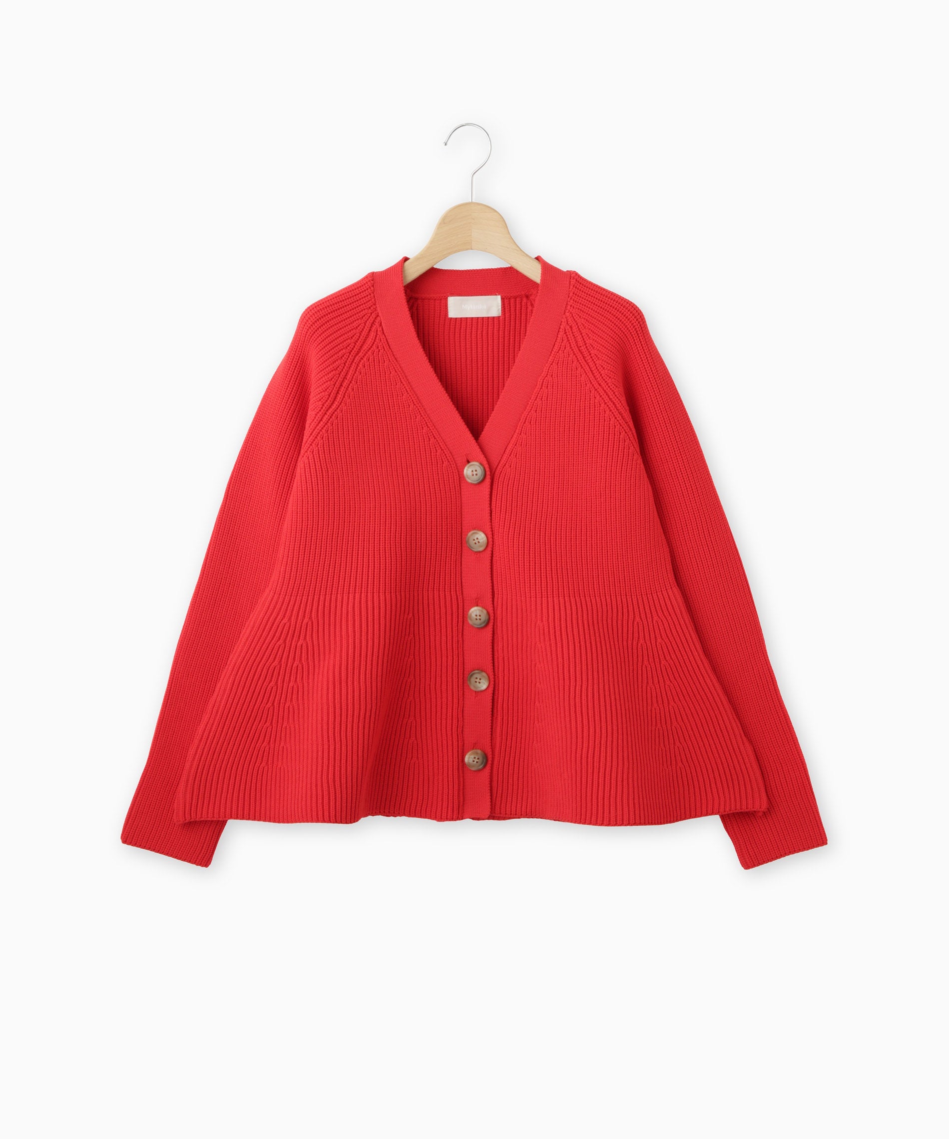 フレアシルエットニットカーディガン – FACE SANS FARD