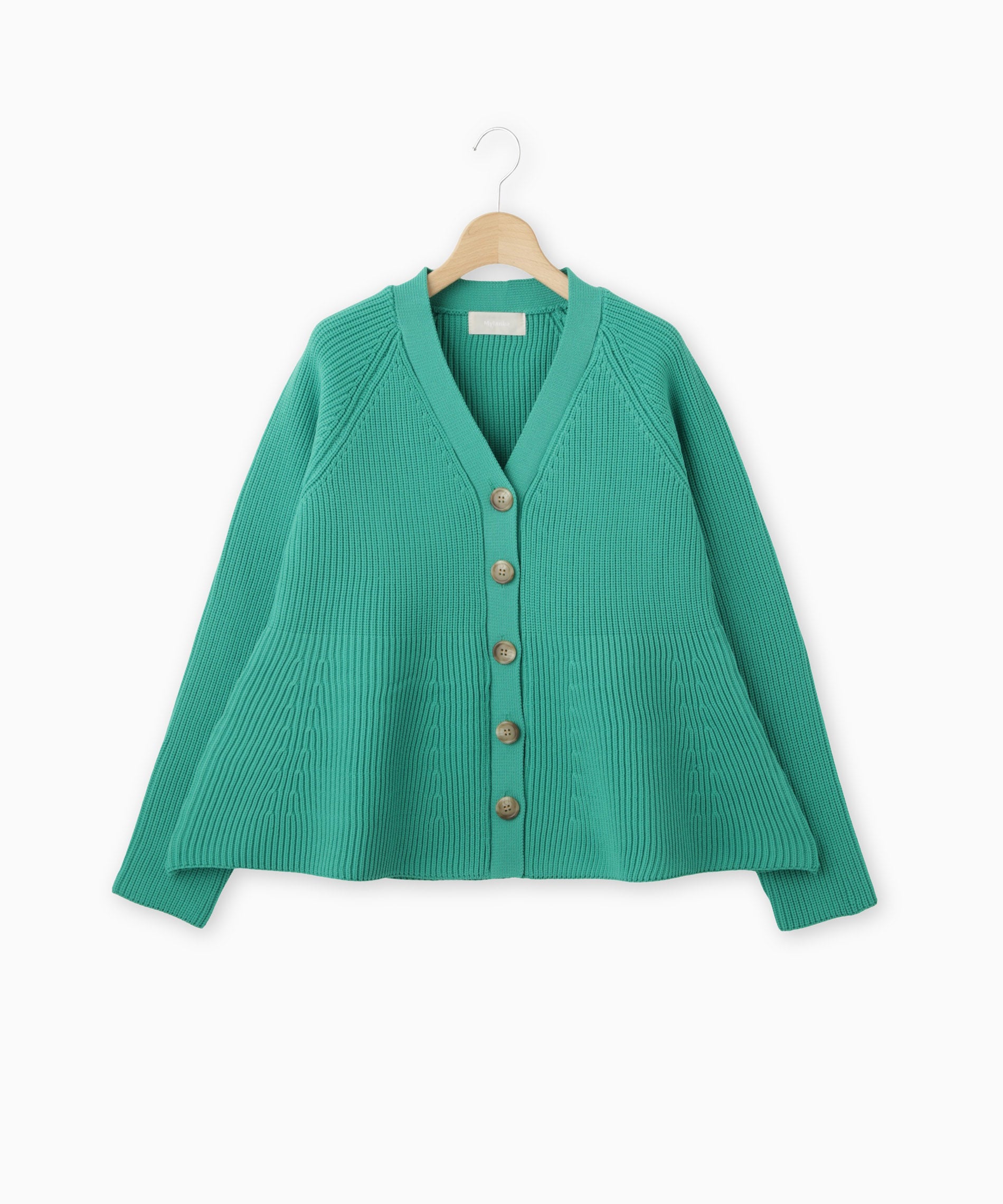 フレアシルエットニットカーディガン – FACE SANS FARD