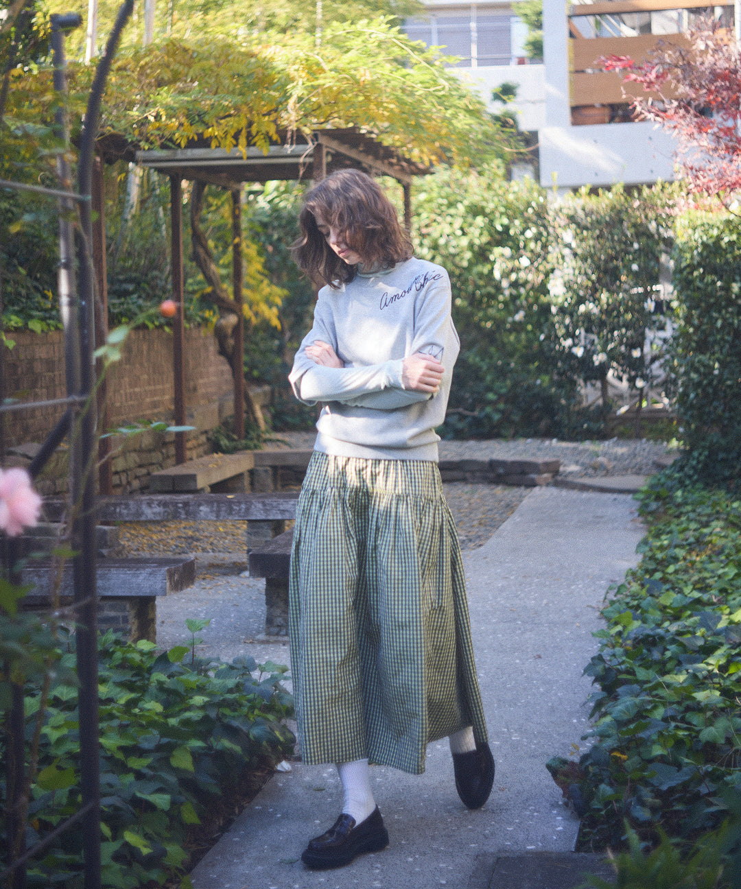 シアーハイネックカットソー