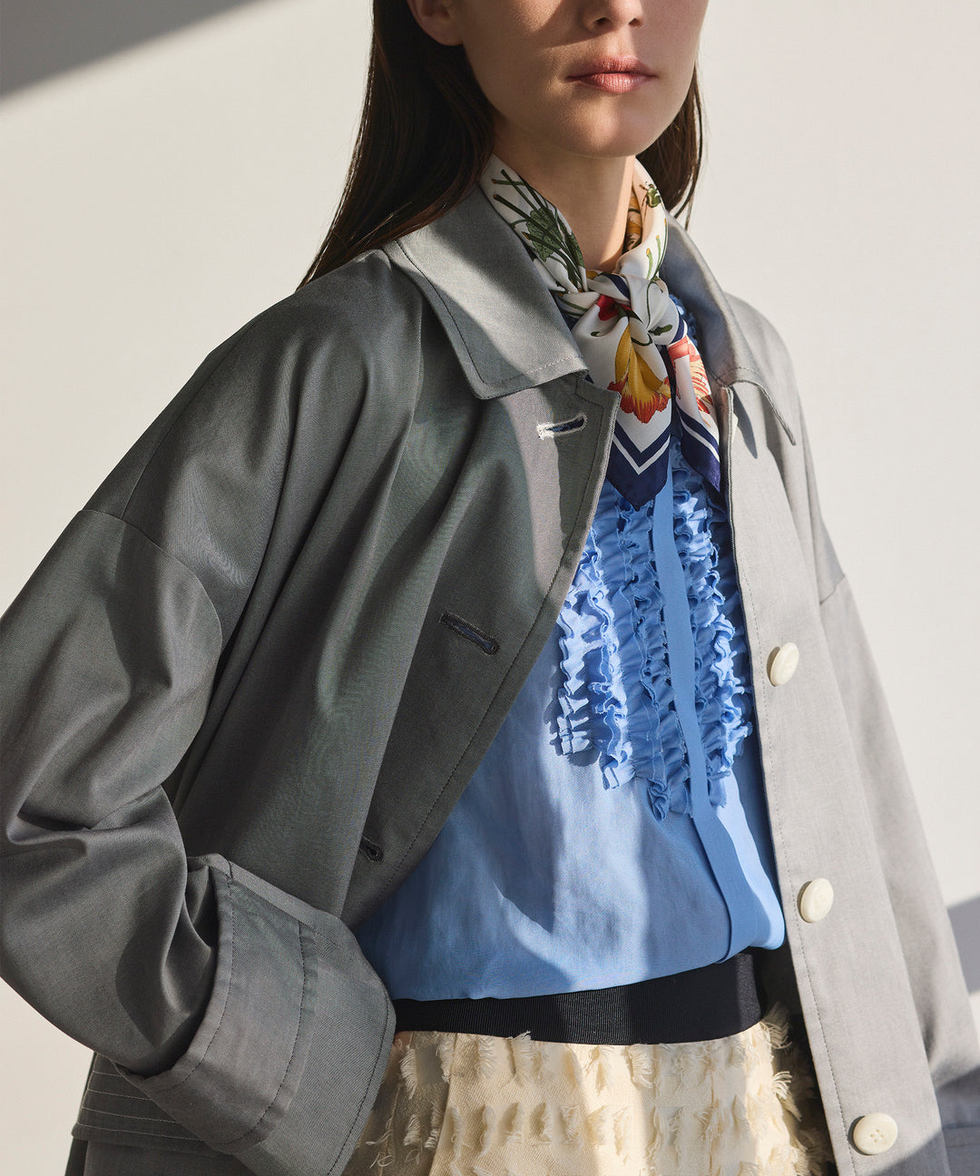 ステンカラーコート