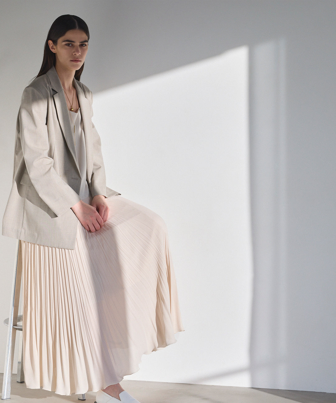 ジョーゼットシフォンキャミワンピース