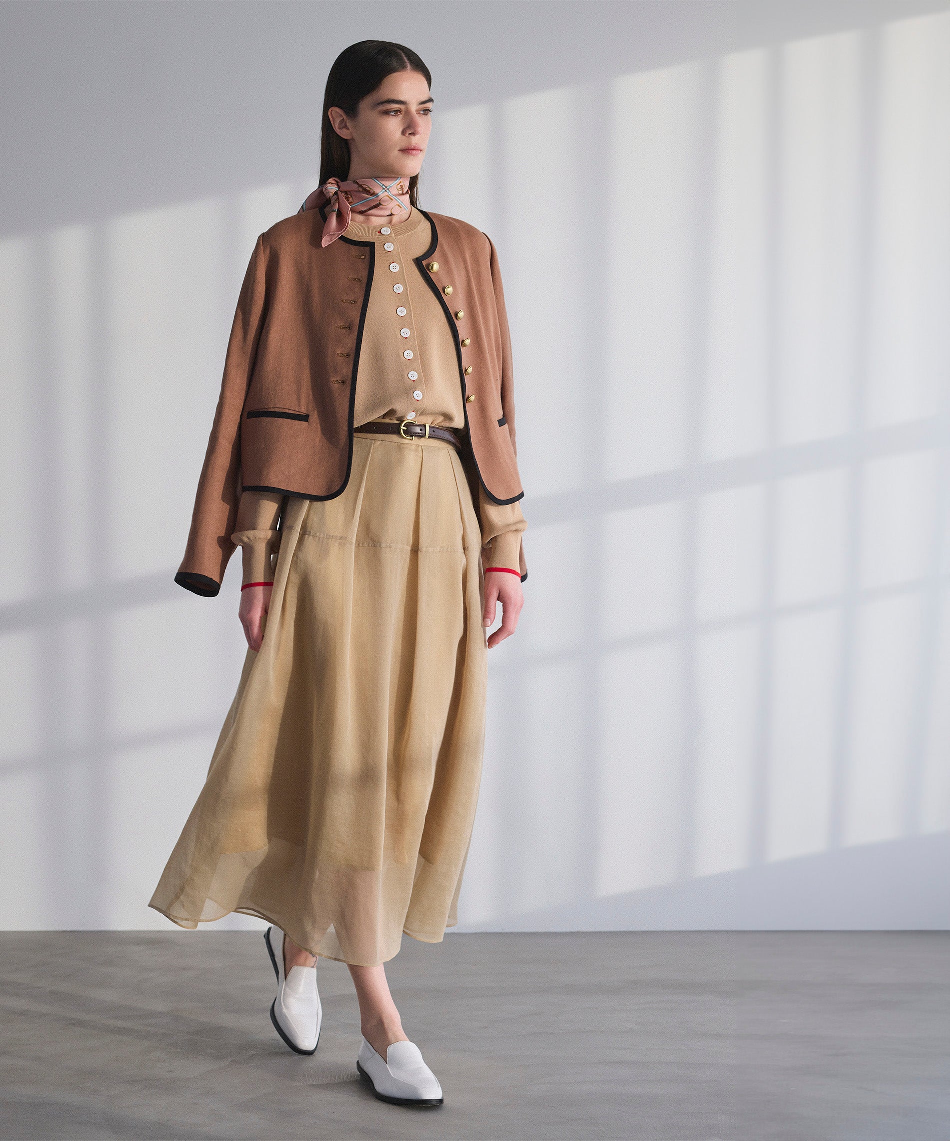 シアーオーガンジースカート – FACE SANS FARD