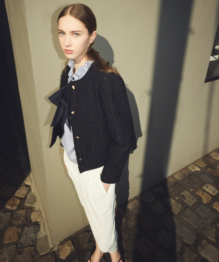 ストレッチテーパードパンツ