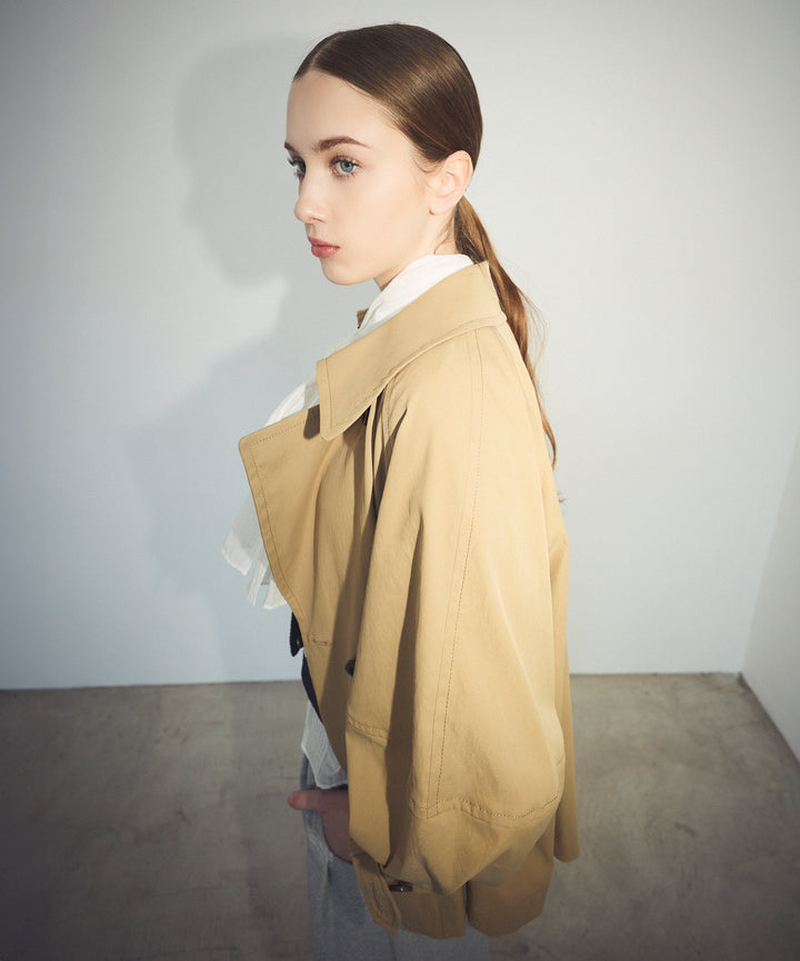 ボリュームスリーブトレンチコート