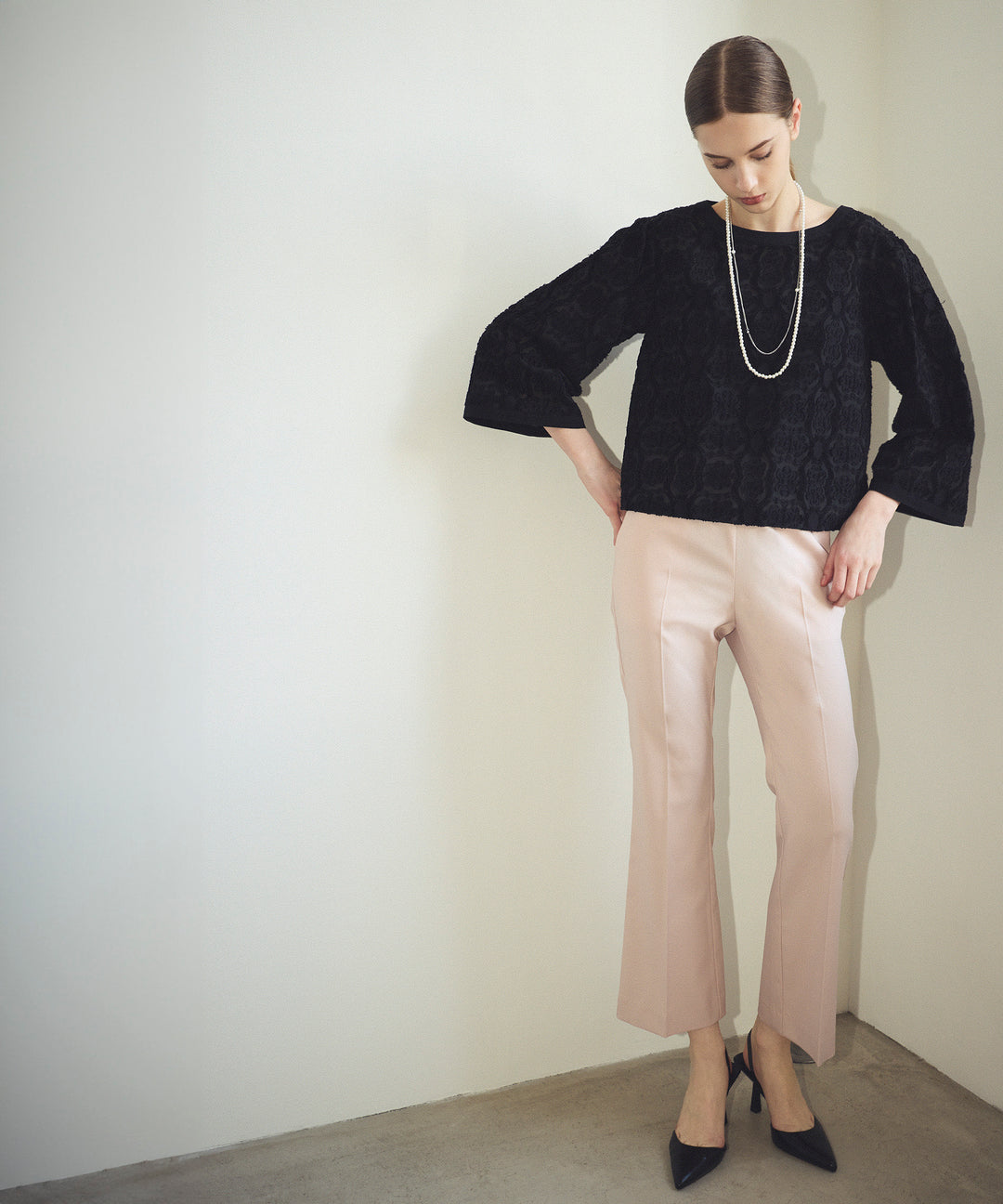 ブーツカットシルエットパンツ