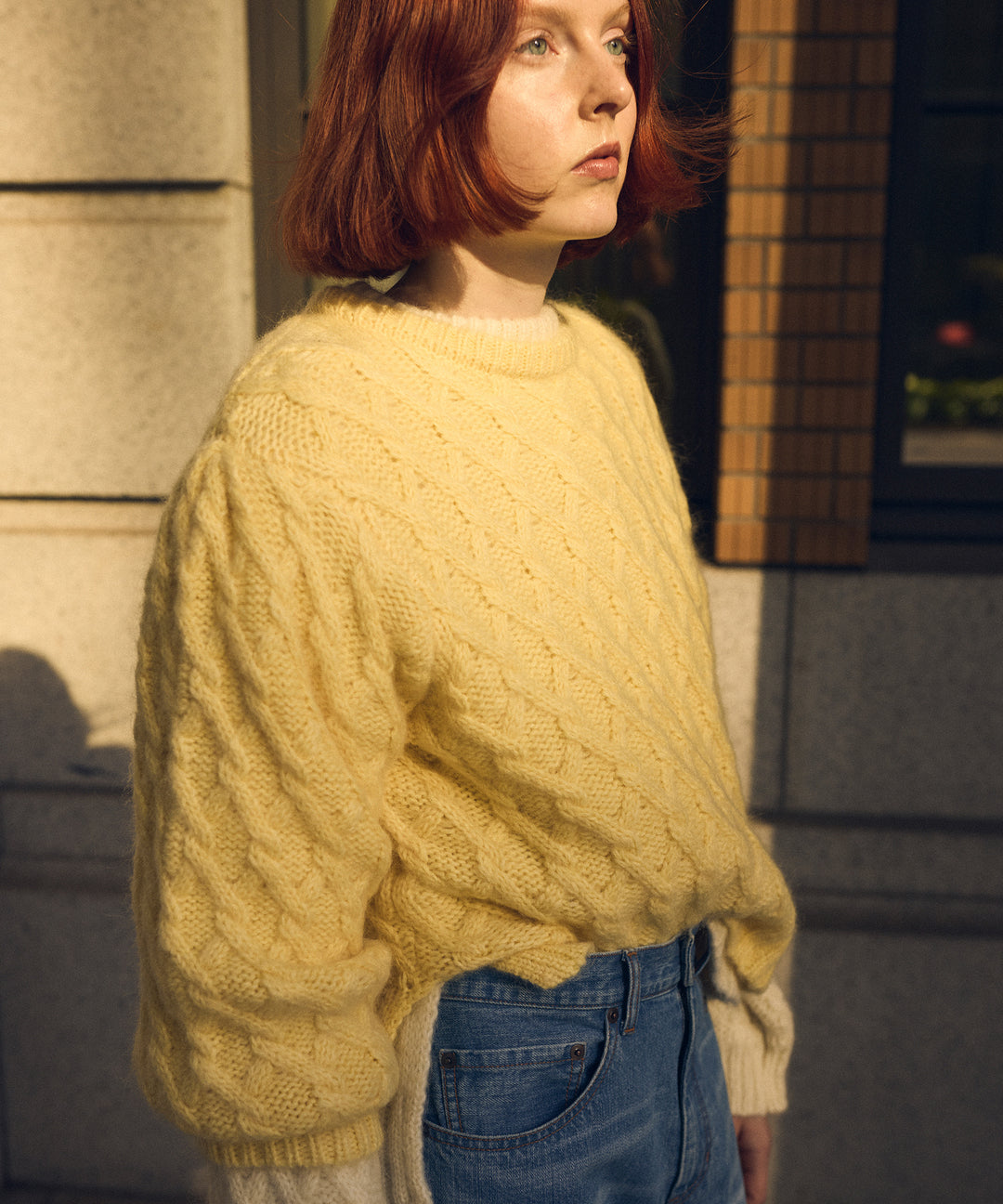 ストレートシルエットデニムパンツ