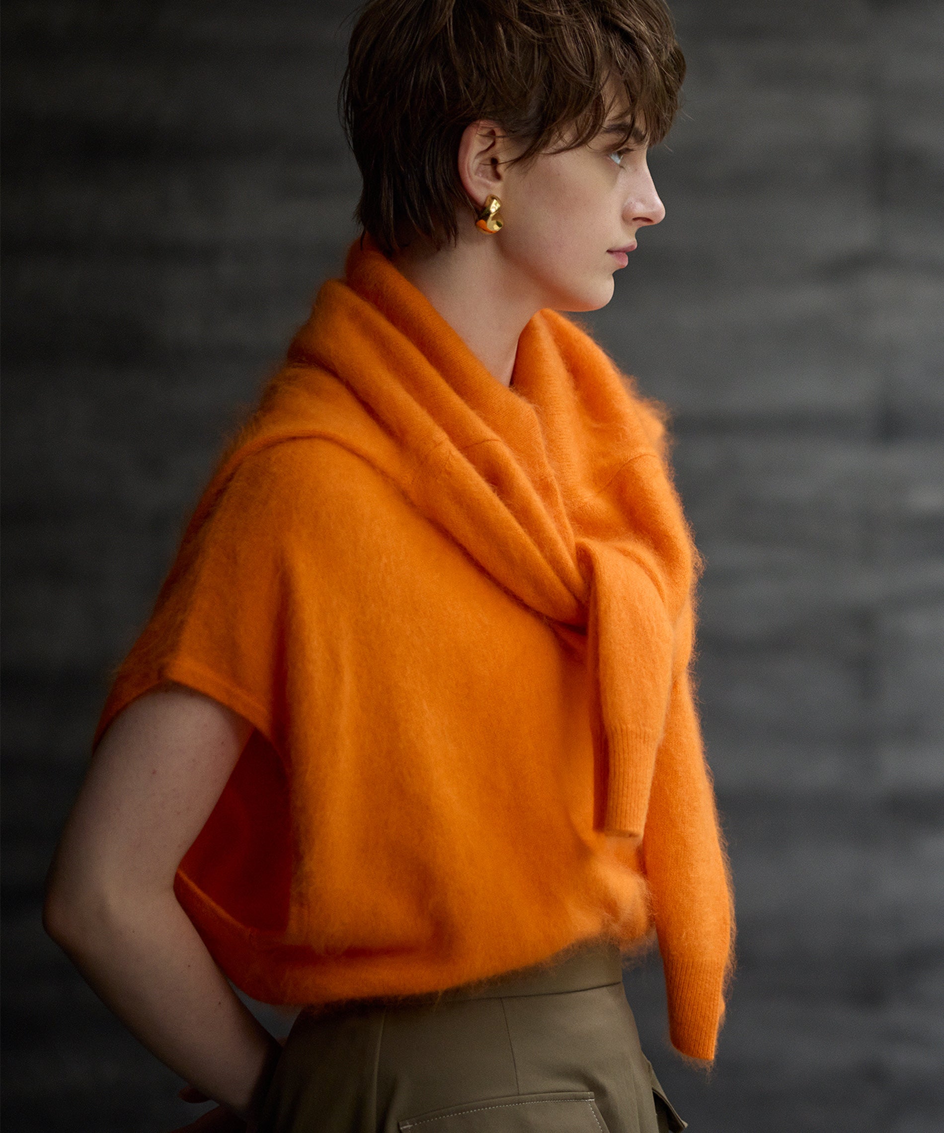 ウールカシミヤニットベスト – FACE SANS FARD