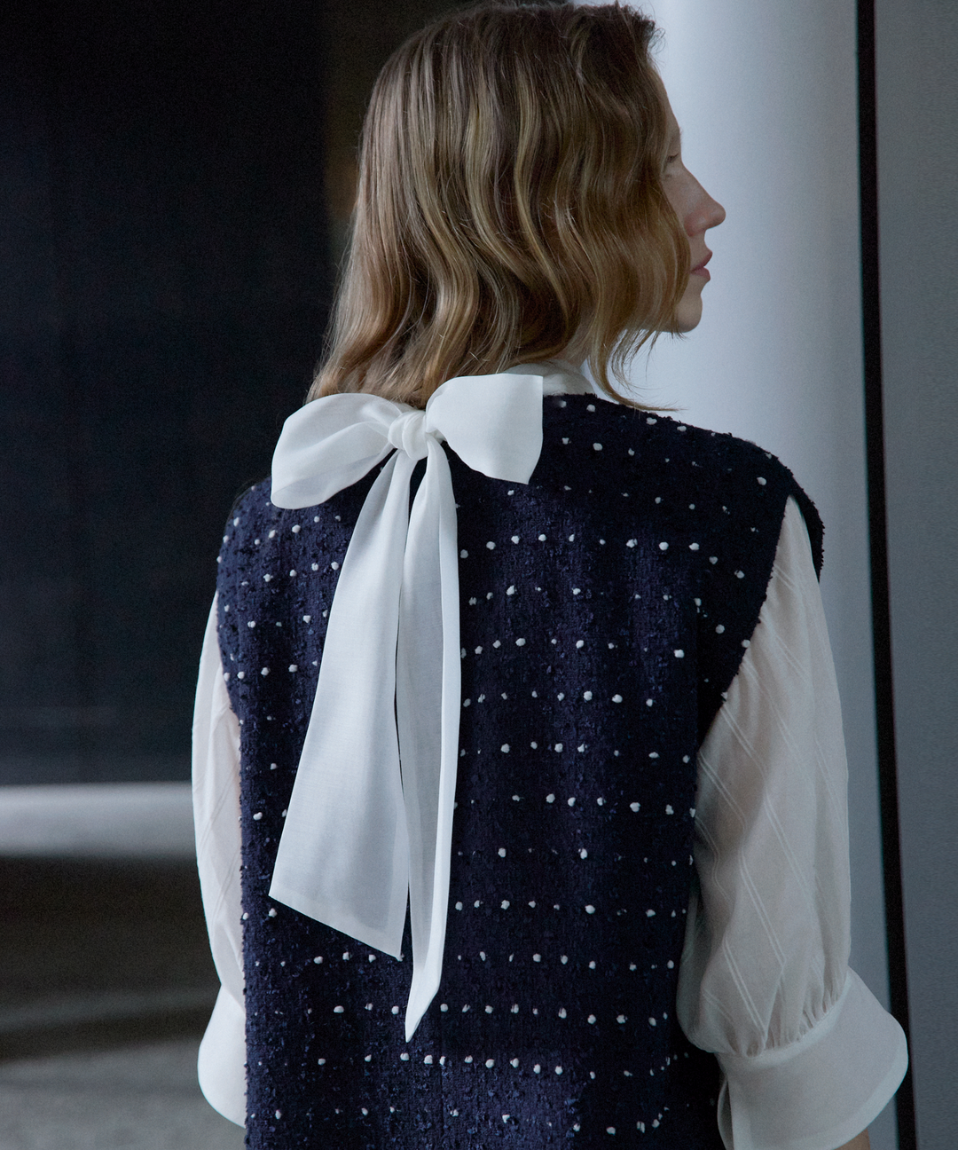 ドットツイードジレ – FACE SANS FARD ドットツイードジレ – FACE SANS FARD