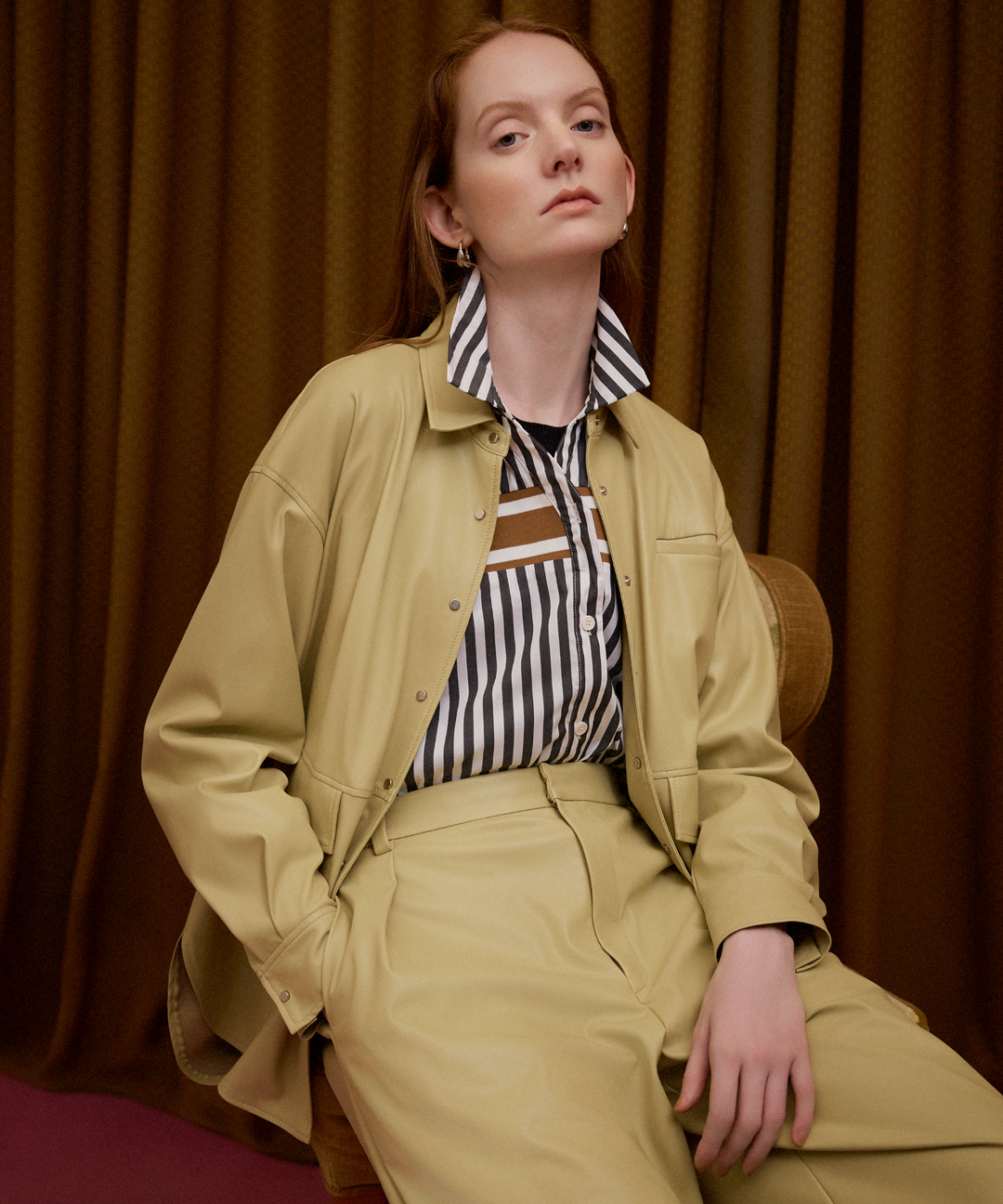 フェイクレザーシャツ – FACE SANS FARD フェイクレザーシャツ – FACE SANS FARD