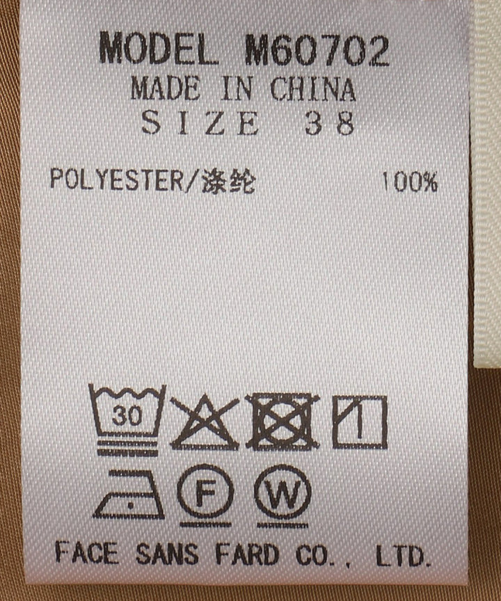 スタンドカラーシャツワンピース