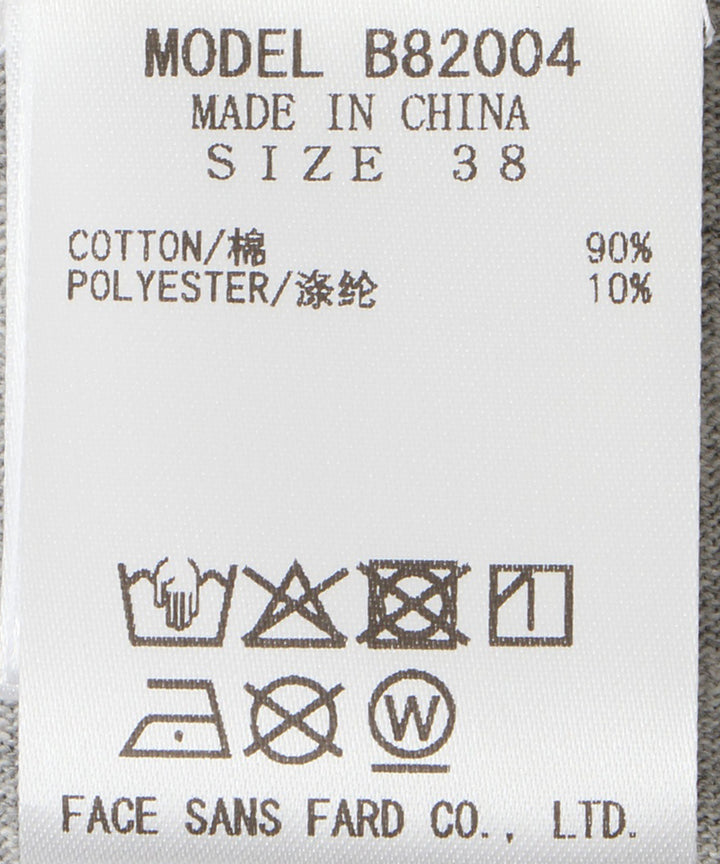 箔プリントロングスリーブTシャツ