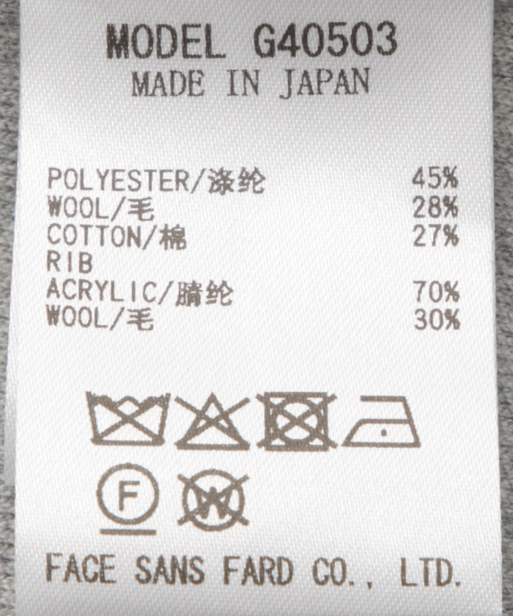 ダブルニットパーカー