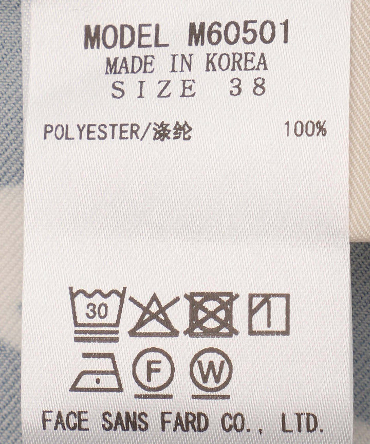 ウエストベルトスタンドカラーワンピース