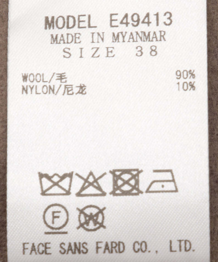 フードストール付きポンチョコート