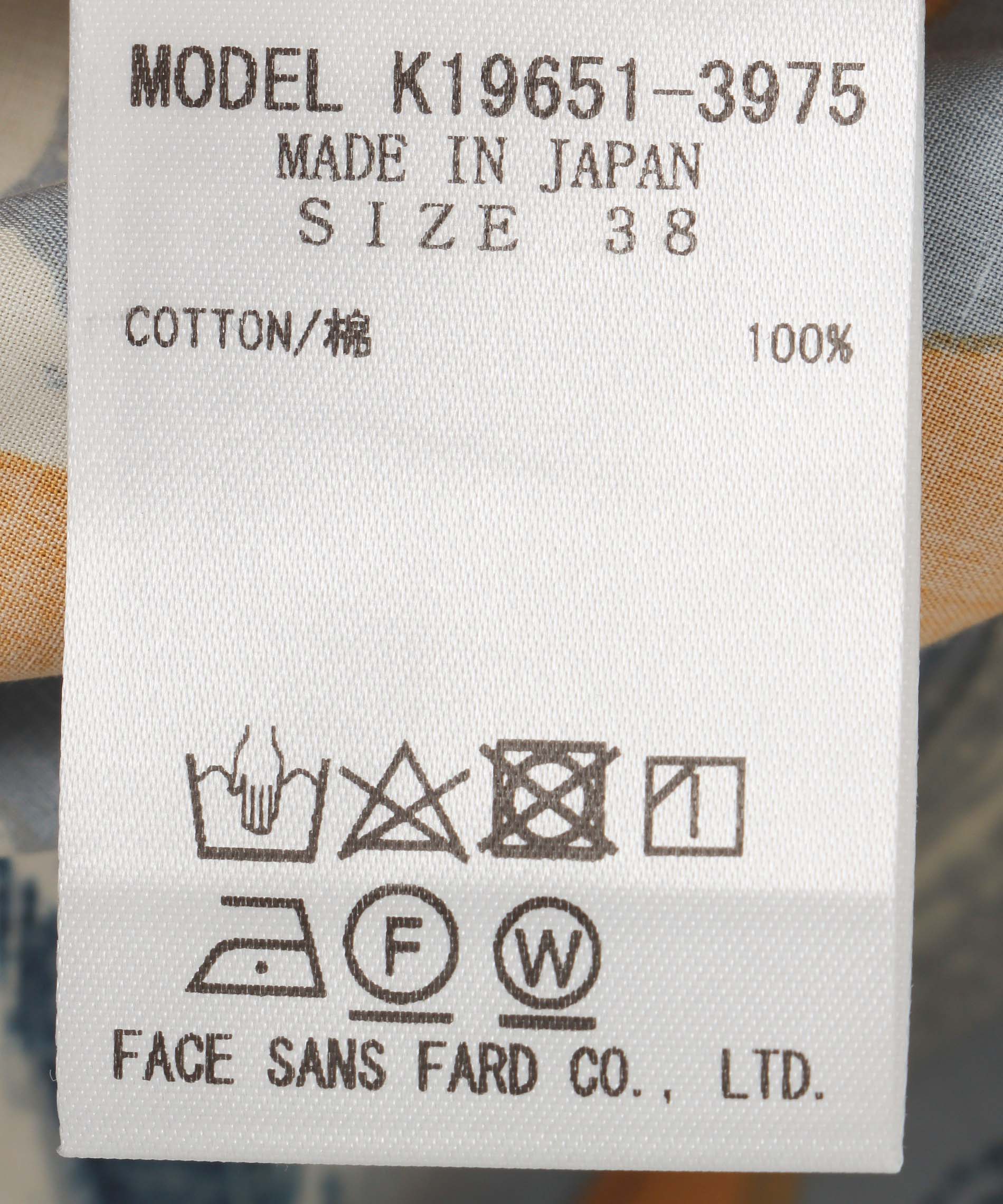 60タイプライタープリントブラウス – FACE SANS FARD