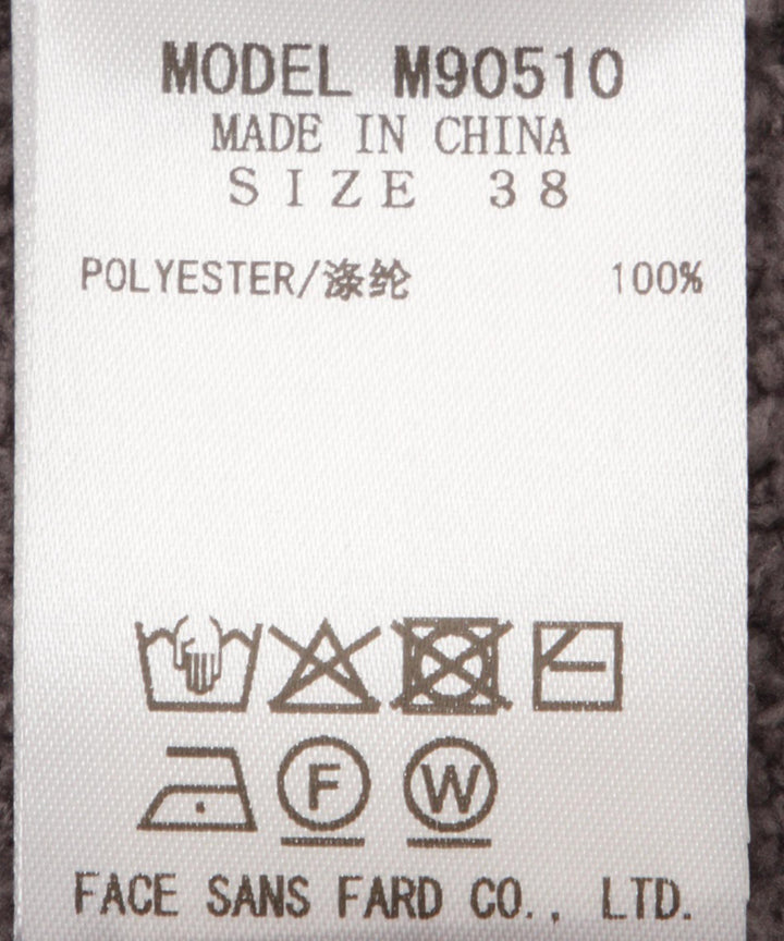 MYNKロゴVネックニット