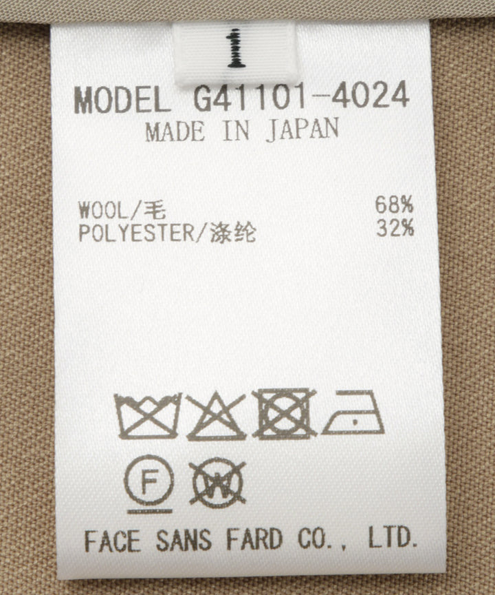 Super100’sウールコクーンジャケット