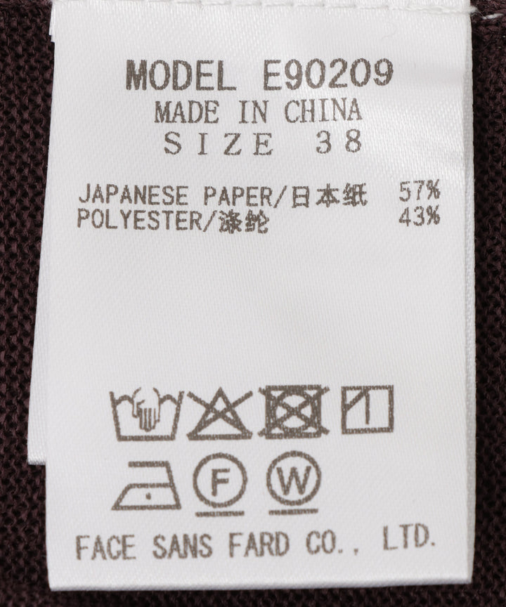 シアードロップショルダーTシャツ