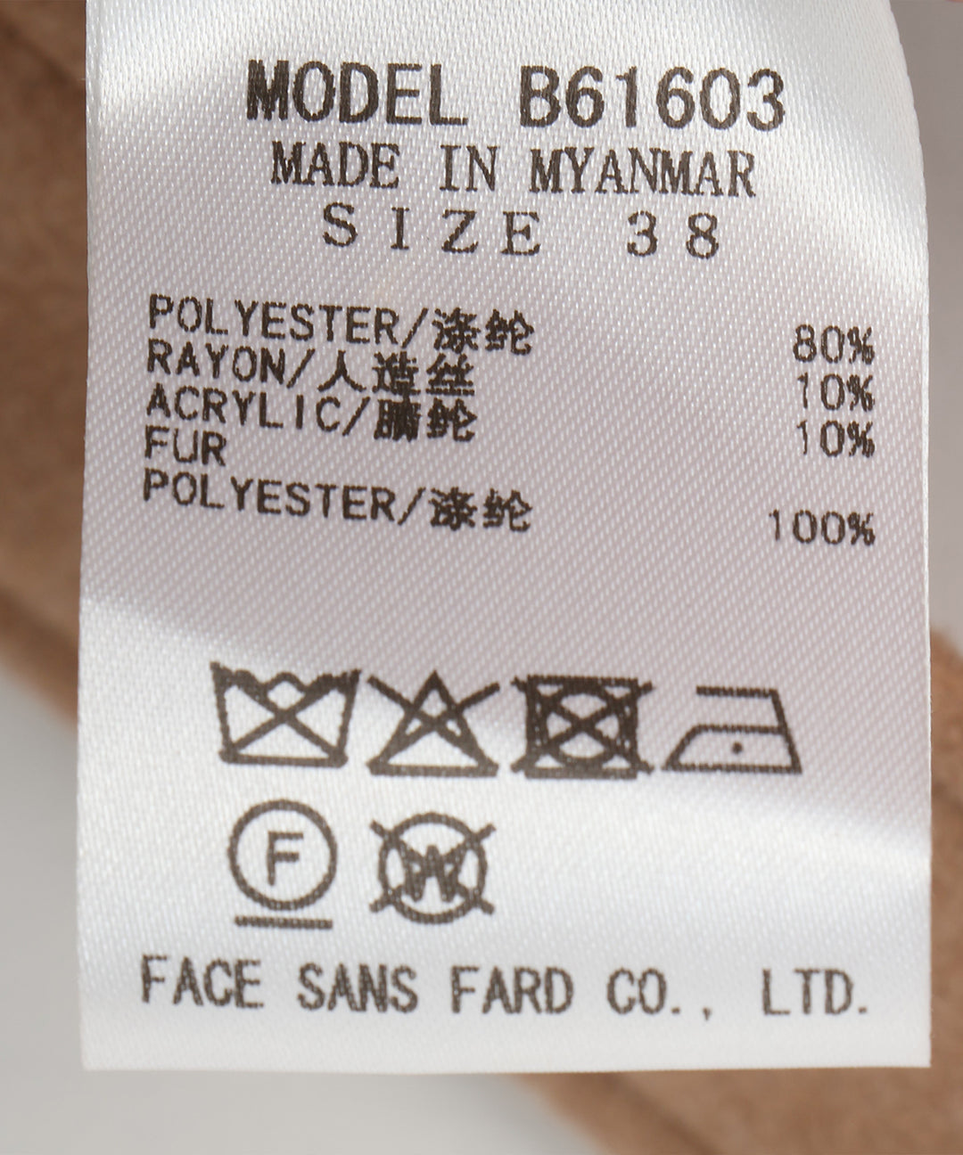 ヒートウォームジャージーメルトンワンピース