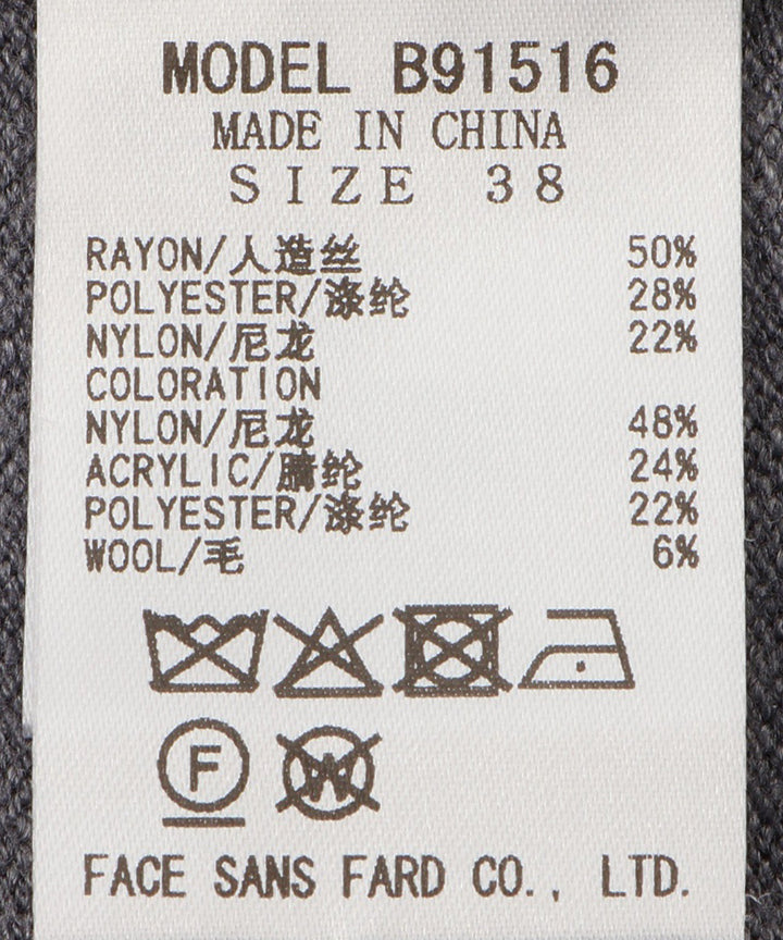 ナンバリングニット