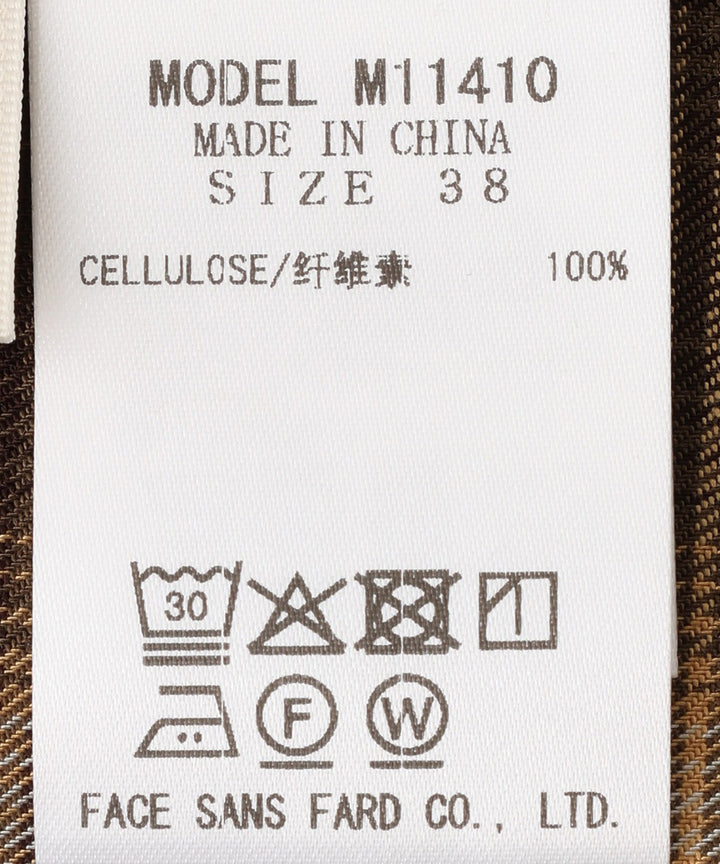 3WAYオンブレチェックシャツ