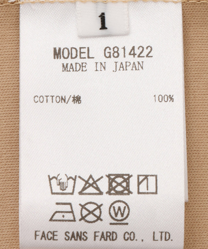 スムースコットングラフィックロングスリーブTシャツ
