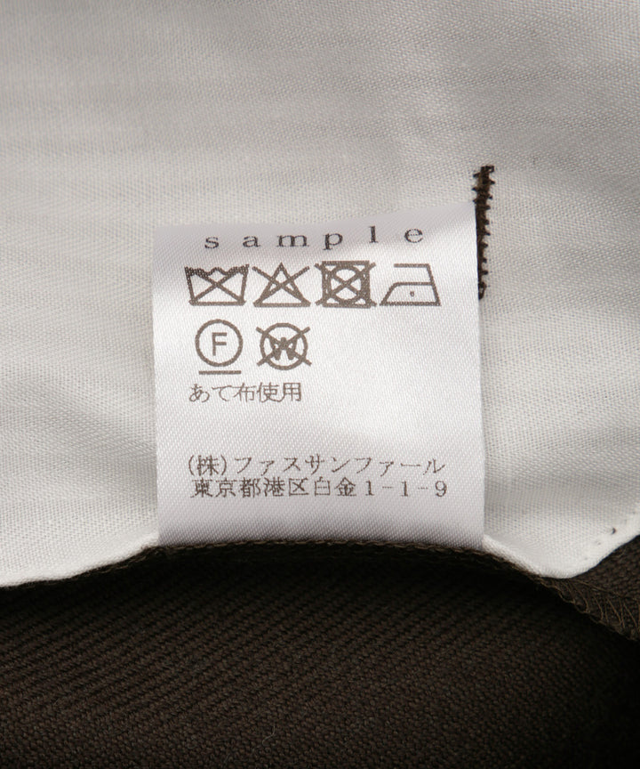 ワンタックワイドパンツ