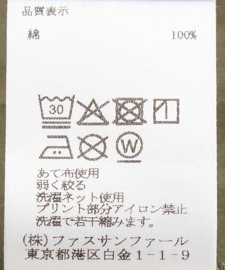 バッグロゴシャツ