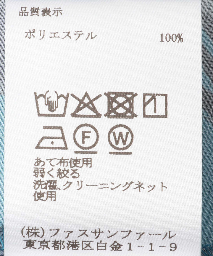 オリジナルプリントボウタイブラウス