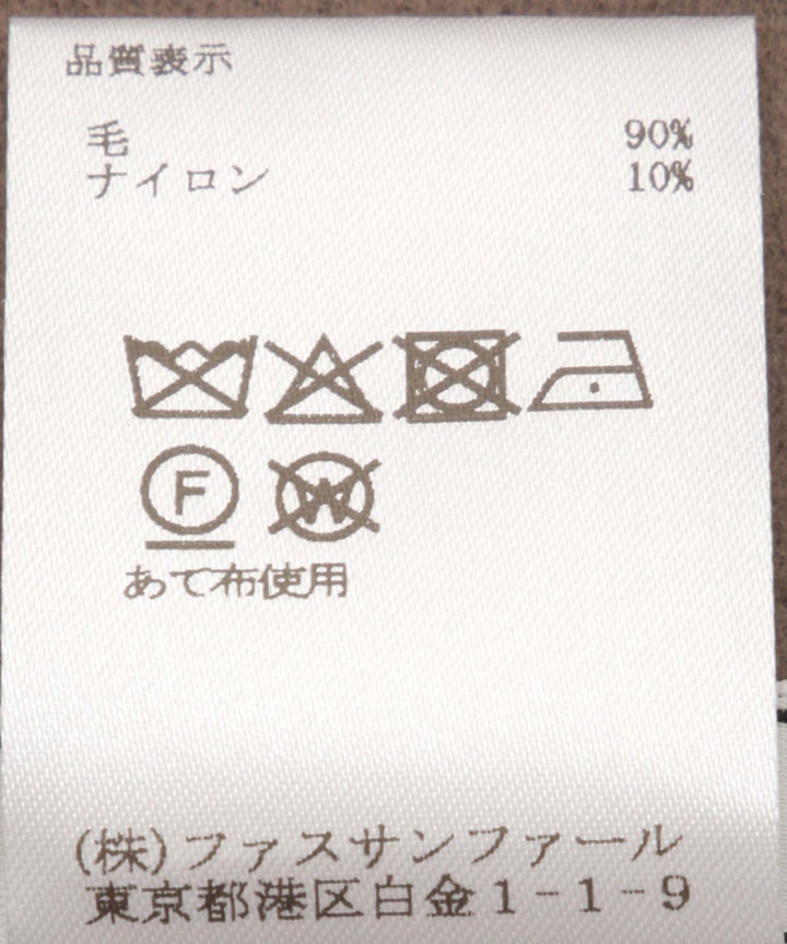 フードストール付きポンチョコート