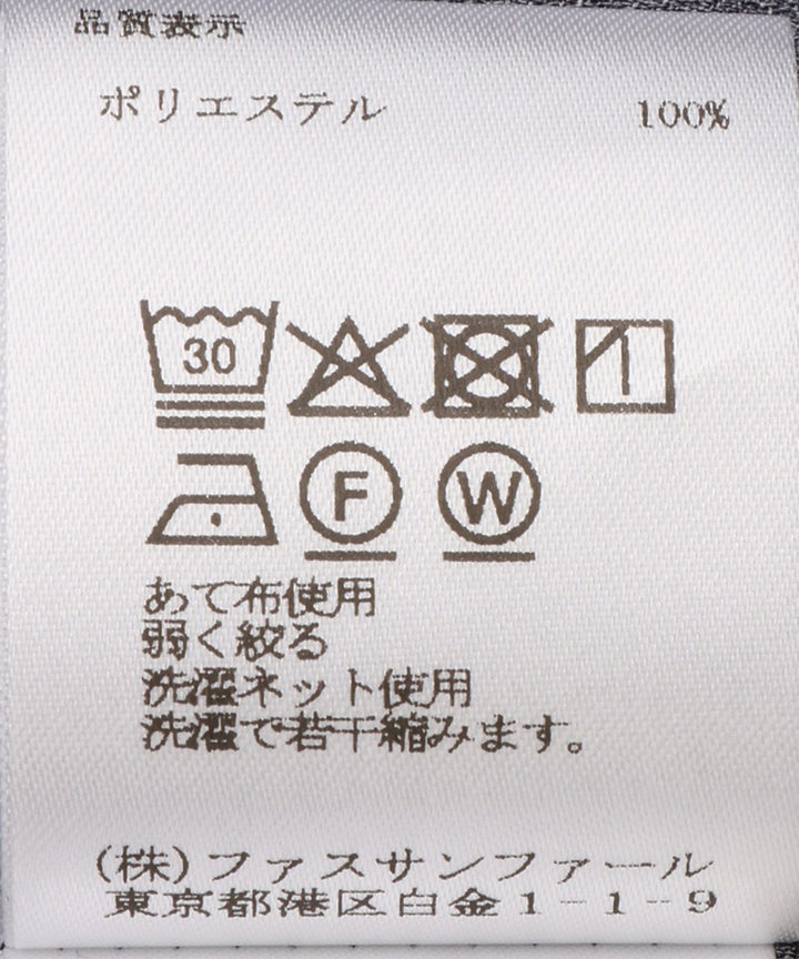 フラワープリントリボンワンピース